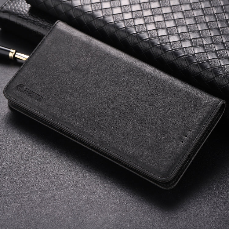 For Galaxy A7 2018 AZNS Retro Texture Magnetic Horizontal Flip PU Leather Case with Holder & Card Slots & Photo Frame