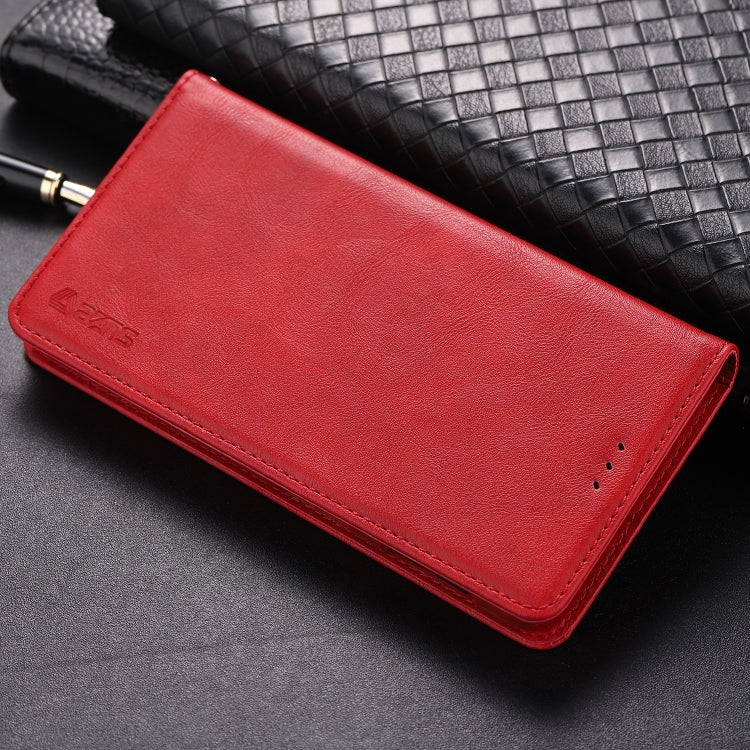 For Galaxy A7 2018 AZNS Retro Texture Magnetic Horizontal Flip PU Leather Case with Holder & Card Slots & Photo Frame