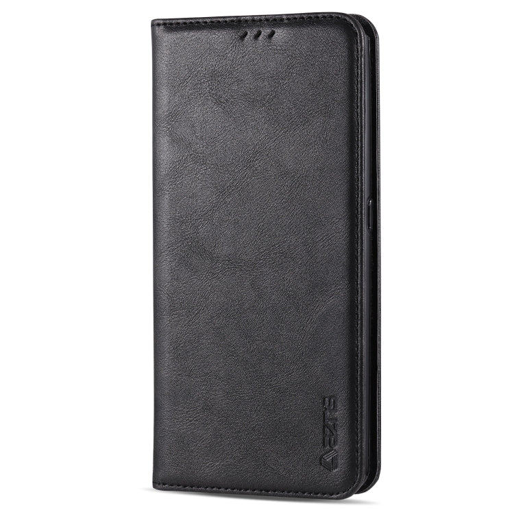 For Galaxy A80 / A90 AZNS Retro Texture Magnetic Horizontal Flip PU Leather Case with Holder & Card Slots & Photo Frame