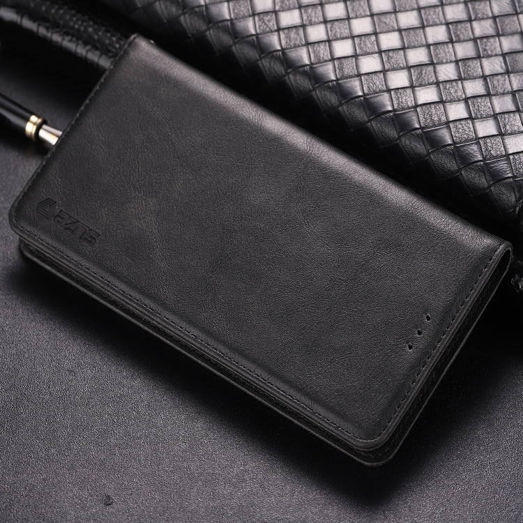 For Galaxy J4 2018 AZNS Retro Texture Magnetic Horizontal Flip PU Leather Case with Holder & Card Slots & Photo Frame