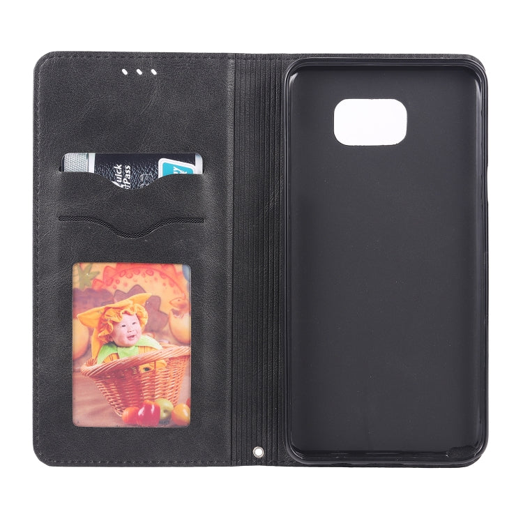 For Galaxy Note 5 AZNS Retro Texture Magnetic Horizontal Flip PU Leather Case with Holder & Card Slots & Photo Frame
