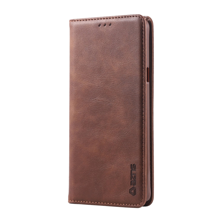 For Galaxy Note 5 AZNS Retro Texture Magnetic Horizontal Flip PU Leather Case with Holder & Card Slots & Photo Frame