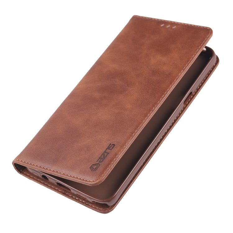 For Galaxy Note 5 AZNS Retro Texture Magnetic Horizontal Flip PU Leather Case with Holder & Card Slots & Photo Frame