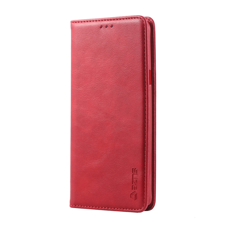 For Galaxy Note 5 AZNS Retro Texture Magnetic Horizontal Flip PU Leather Case with Holder & Card Slots & Photo Frame