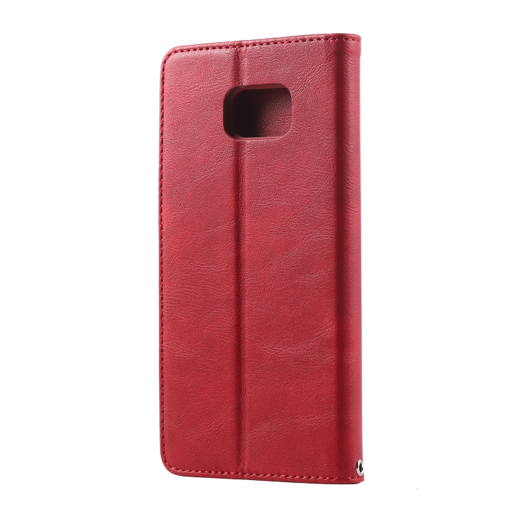 For Galaxy Note 5 AZNS Retro Texture Magnetic Horizontal Flip PU Leather Case with Holder & Card Slots & Photo Frame