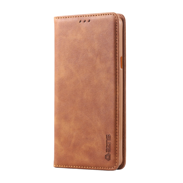 For Galaxy Note 5 AZNS Retro Texture Magnetic Horizontal Flip PU Leather Case with Holder & Card Slots & Photo Frame