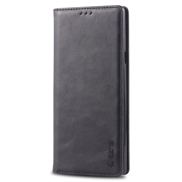 For Galaxy Note 9 AZNS Retro Texture Magnetic Horizontal Flip PU Leather Case with Holder & Card Slots & Photo Frame