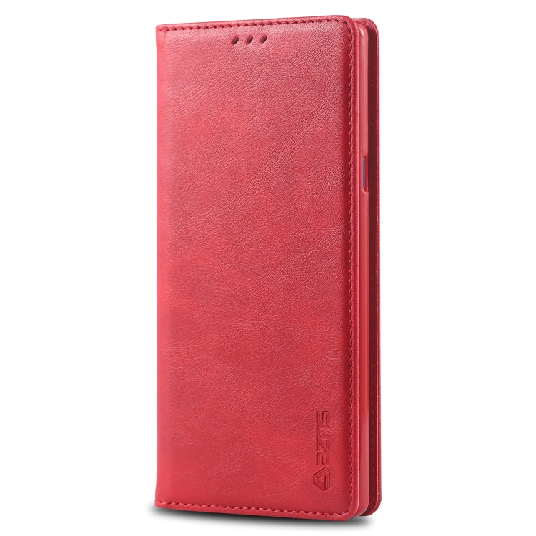 For Galaxy Note 9 AZNS Retro Texture Magnetic Horizontal Flip PU Leather Case with Holder & Card Slots & Photo Frame