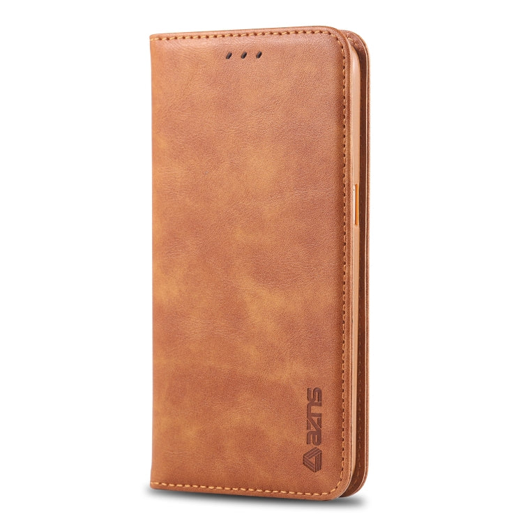For Galaxy S7 AZNS Retro Texture Magnetic Horizontal Flip PU Leather Case with Holder & Card Slots & Photo Frame