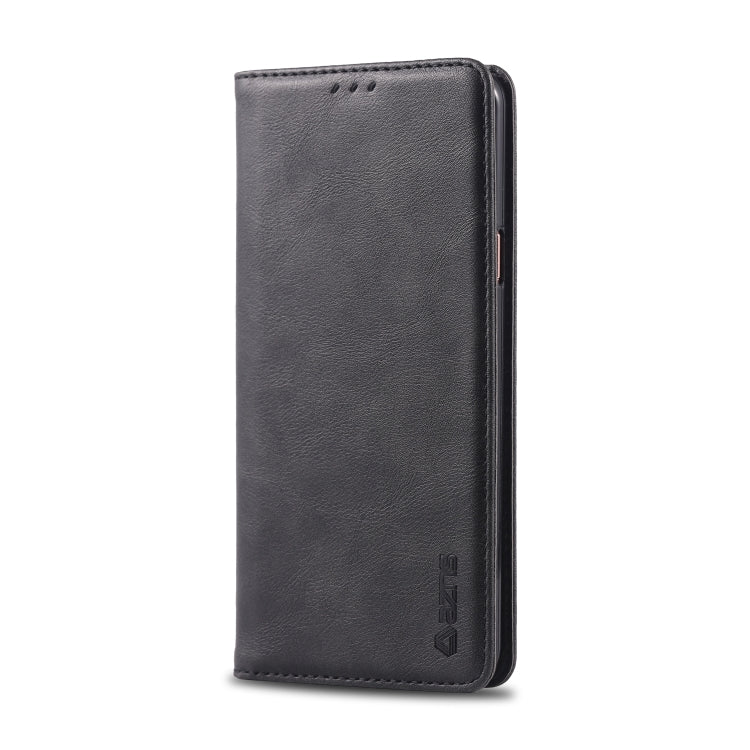For Galaxy S9 Plus AZNS Retro Texture Magnetic Horizontal Flip PU Leather Case with Holder & Card Slots & Photo Frame