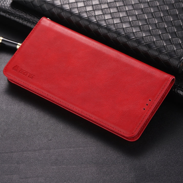 For Galaxy S10 5G AZNS Retro Texture Magnetic Horizontal Flip PU Leather Case with Holder & Card Slots & Photo Frame