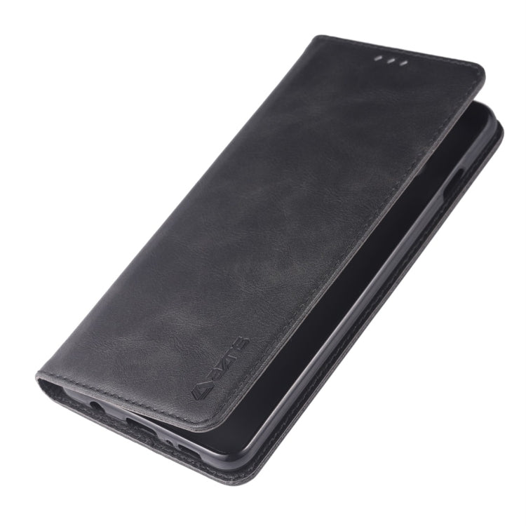 For Galaxy S10e AZNS Retro Texture Magnetic Horizontal Flip PU Leather Case with Holder & Card Slots & Photo Frame