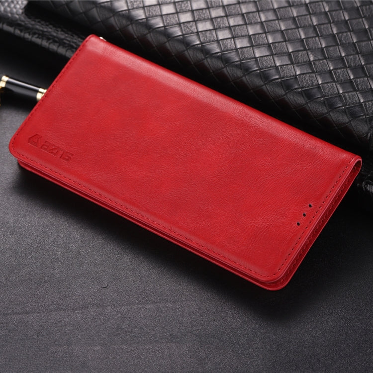 For Galaxy S10e AZNS Retro Texture Magnetic Horizontal Flip PU Leather Case with Holder & Card Slots & Photo Frame