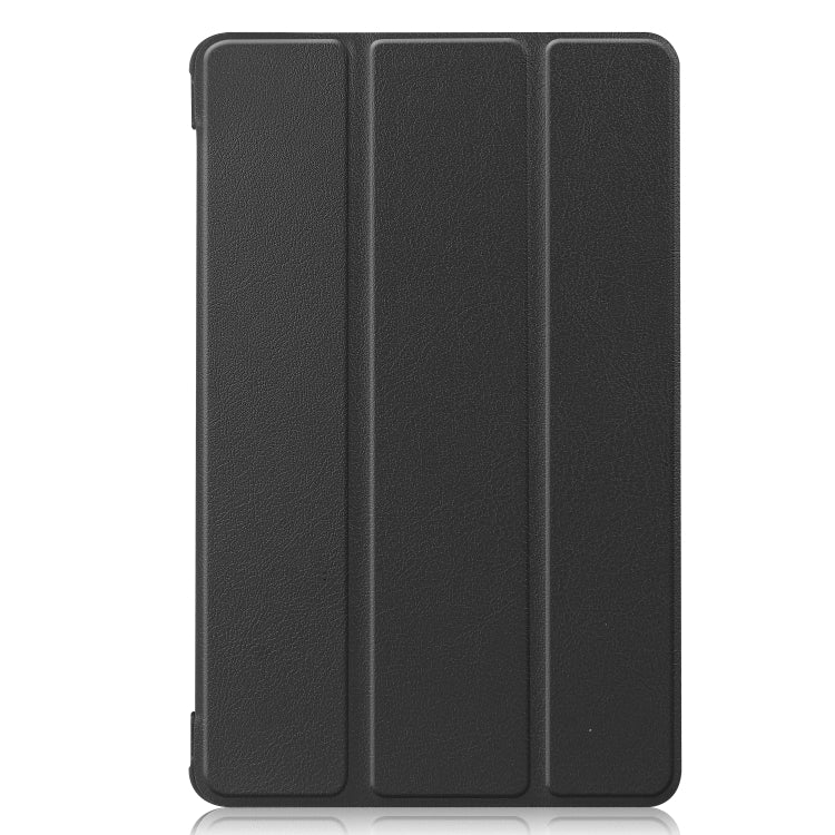 For Huawei Honor X7 / MatePad T8 Custer Painted TPU Smart Tablet Leather Case with Tri-Fold Bracket