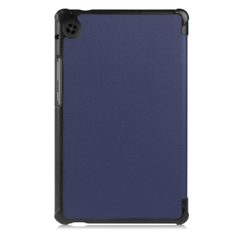 For Huawei Honor X7 / MatePad T8 Custer Painted TPU Smart Tablet Leather Case with Tri-Fold Bracket