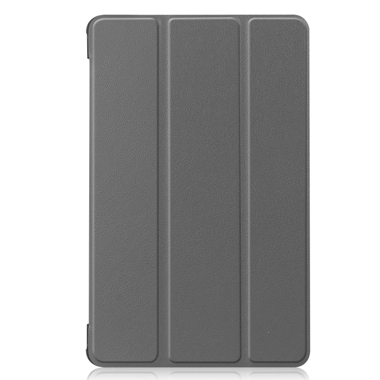 For Huawei Honor X7 / MatePad T8 Custer Painted TPU Smart Tablet Leather Case with Tri-Fold Bracket