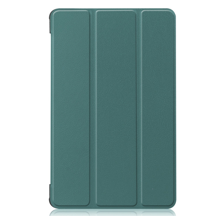 For Huawei Honor X7 / MatePad T8 Custer Painted TPU Smart Tablet Leather Case with Tri-Fold Bracket