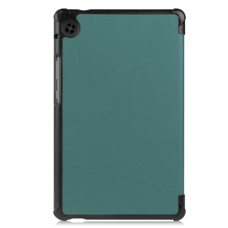 For Huawei Honor X7 / MatePad T8 Custer Painted TPU Smart Tablet Leather Case with Tri-Fold Bracket