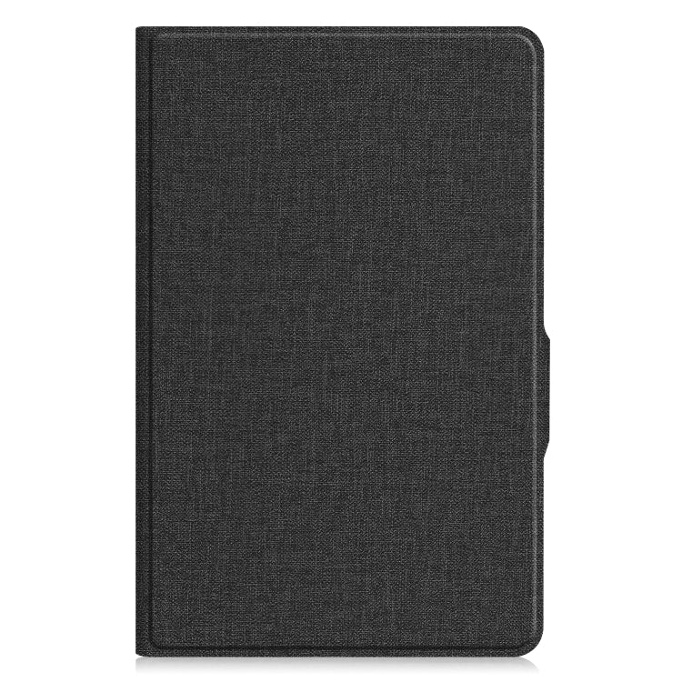 For Huawei Honor X7 / MatePad T8 Fabric Texture Horizontal Flip TPU Leather Case with Holder