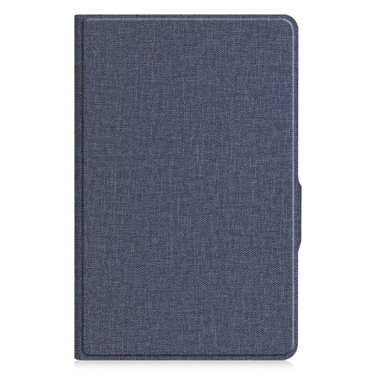 For Huawei Honor X7 / MatePad T8 Fabric Texture Horizontal Flip TPU Leather Case with Holder