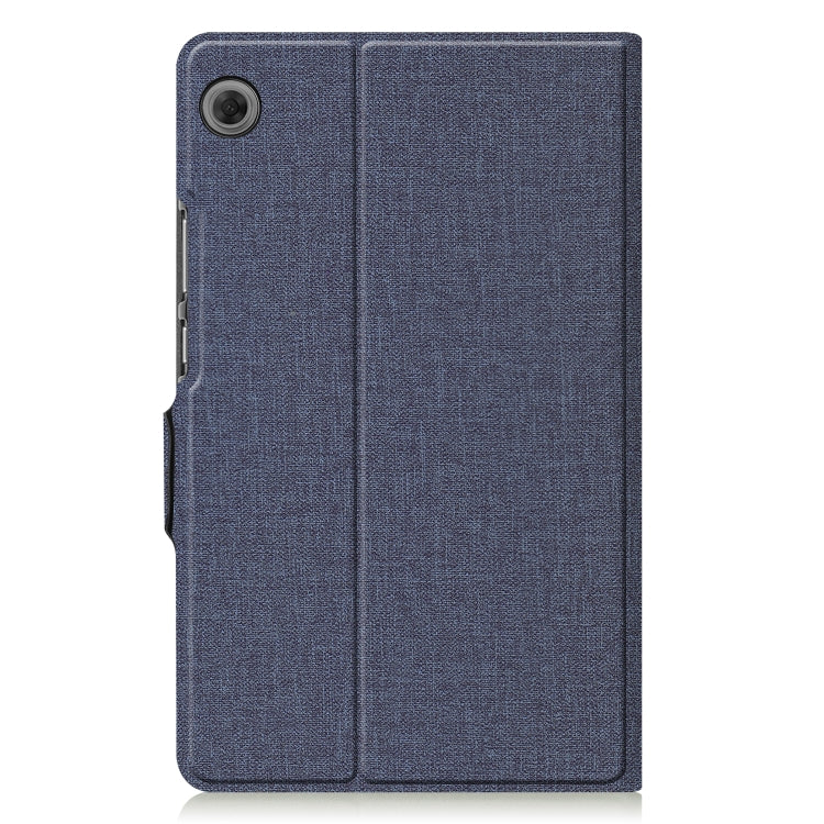 For Huawei Honor X7 / MatePad T8 Fabric Texture Horizontal Flip TPU Leather Case with Holder