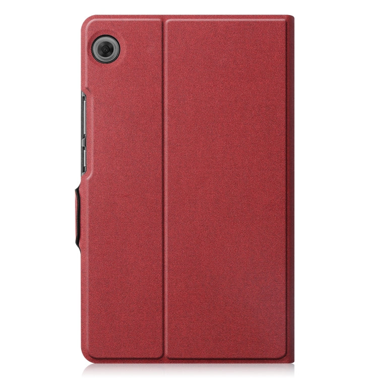 For Huawei Honor X7 / MatePad T8 Fabric Texture Horizontal Flip TPU Leather Case with Holder