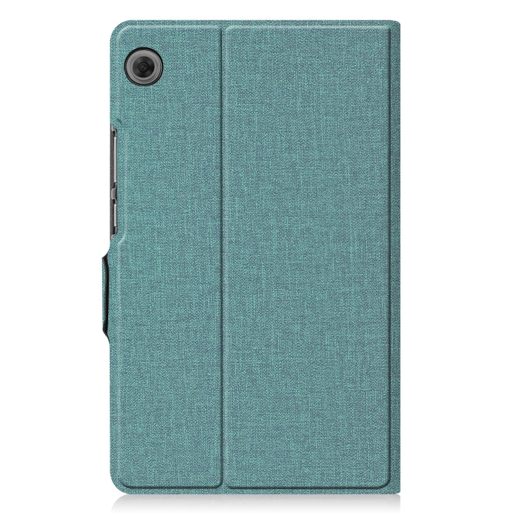 For Huawei Honor X7 / MatePad T8 Fabric Texture Horizontal Flip TPU Leather Case with Holder