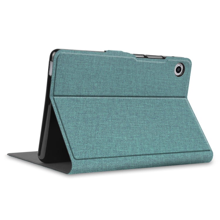 For Huawei Honor X7 / MatePad T8 Fabric Texture Horizontal Flip TPU Leather Case with Holder