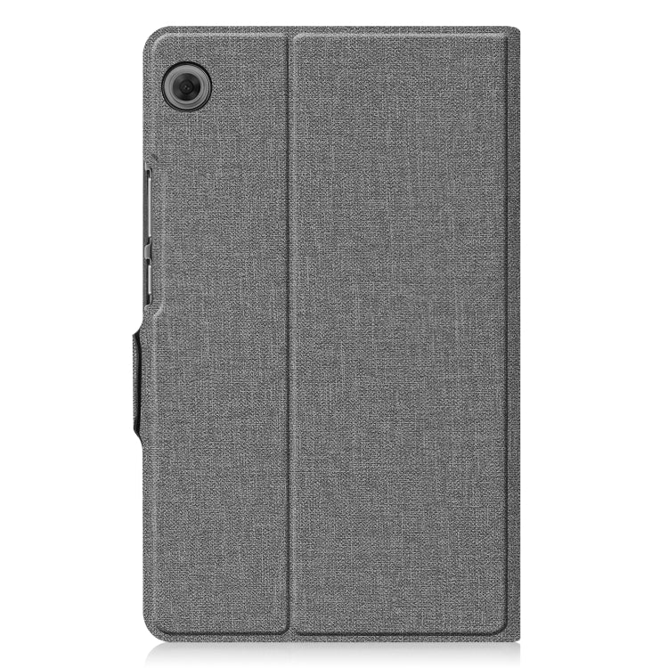 For Huawei Honor X7 / MatePad T8 Fabric Texture Horizontal Flip TPU Leather Case with Holder