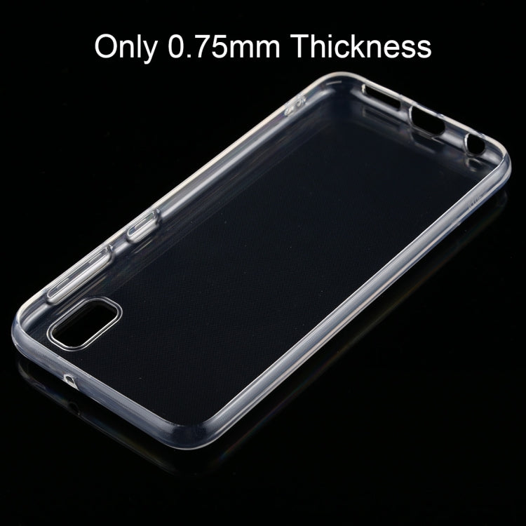 For Galaxy A10e 0.75mm Ultra Thin Transparent TPU Case