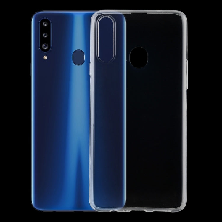 For Galaxy A20s 0.75mm Ultra Thin Transparent TPU Case