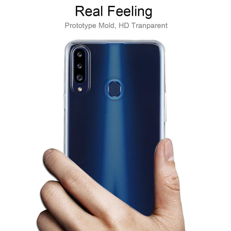 For Galaxy A20s 0.75mm Ultra Thin Transparent TPU Case