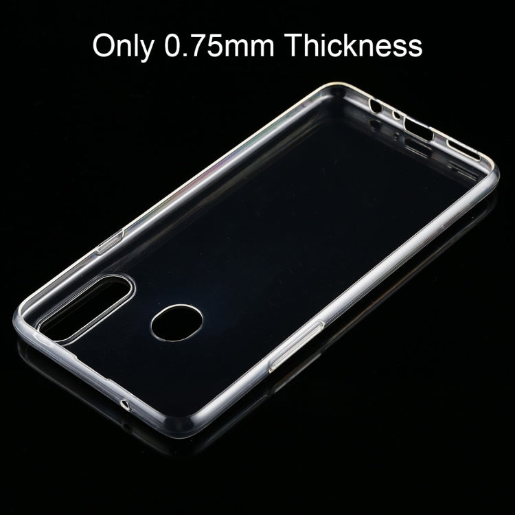 For Galaxy A20s 0.75mm Ultra Thin Transparent TPU Case