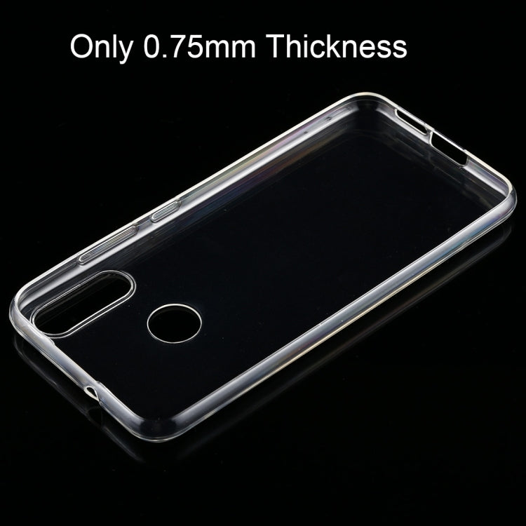 For Motorola E6 Plus 0.75mm Ultra Thin Transparent TPU Case