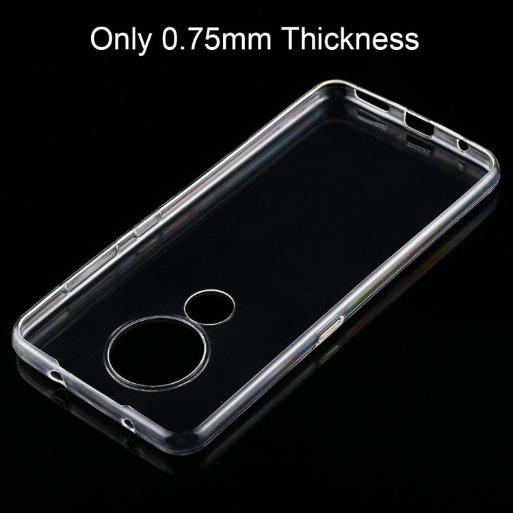 For Nokia 7.2 0.75mm Ultra Thin Transparent TPU Case