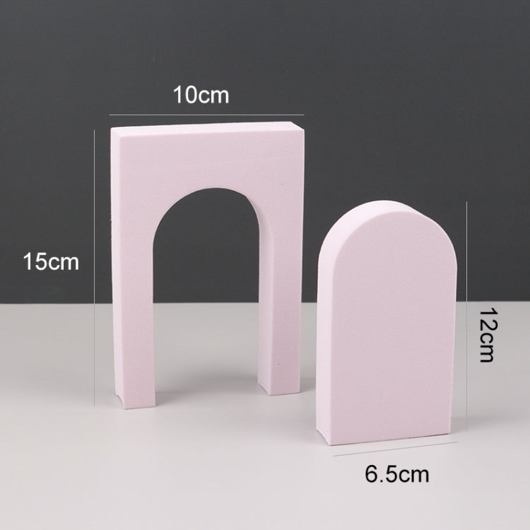 Cuboid Door Combo Kits Geometric Cube Solid Color Photography Photo Background Table Shooting Foam Props