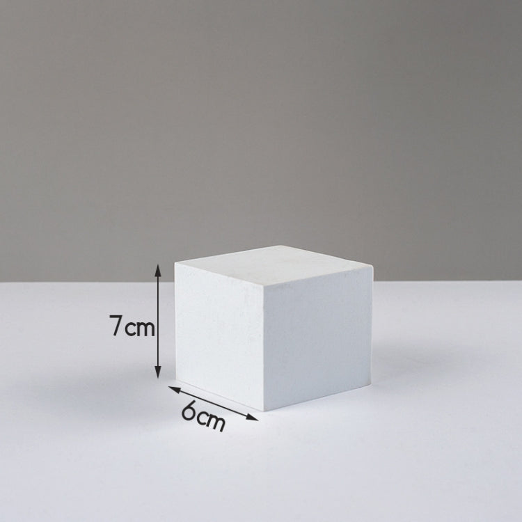 7 x 7 x 6cm Cuboid Geometric Cube Solid Color Photography Photo Background Table Shooting Foam Props