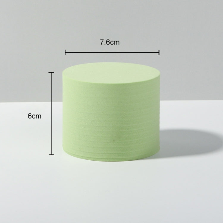 7.6 x 6cm Cylinder Geometric Cube Solid Color Photography Photo Background Table Shooting Foam Props