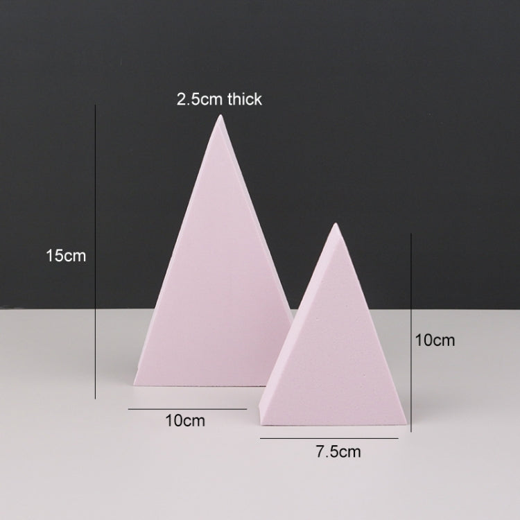 2 x Triangles Combo Kits Geometric Cube Solid Color Photography Photo Background Table Shooting Foam Props