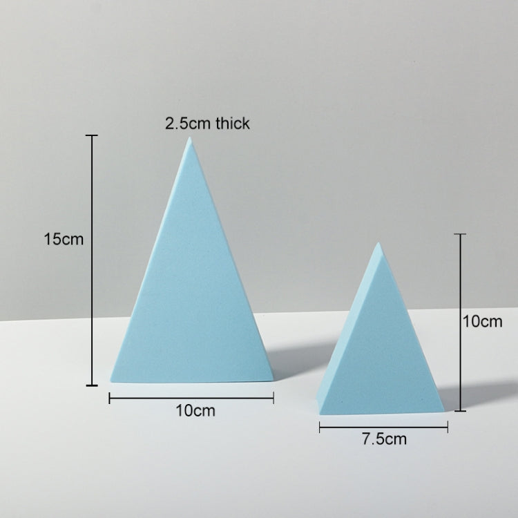 2 x Triangles Combo Kits Geometric Cube Solid Color Photography Photo Background Table Shooting Foam Props