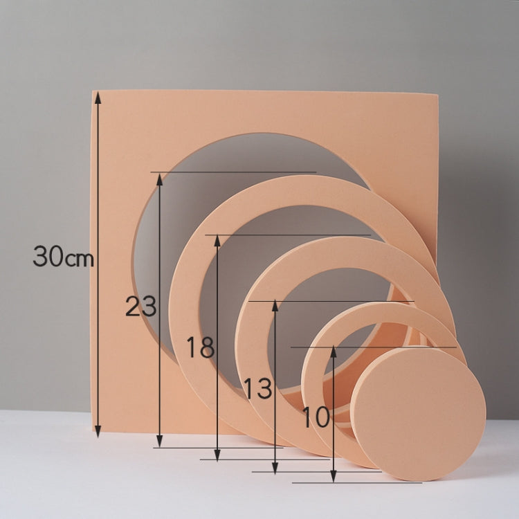 Round Combo Kits Geometric Cube Solid Color Photography Photo Background Table Shooting Foam Props