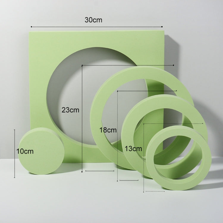 Round Combo Kits Geometric Cube Solid Color Photography Photo Background Table Shooting Foam Props