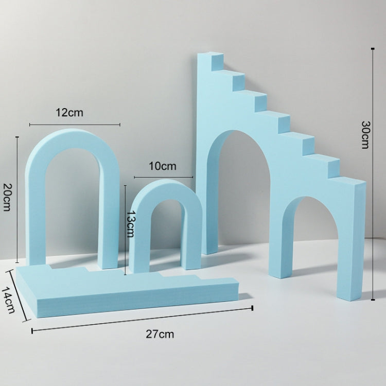 Ladder Combo Kits Geometric Cube Solid Color Photography Photo Background Table Shooting Foam Props