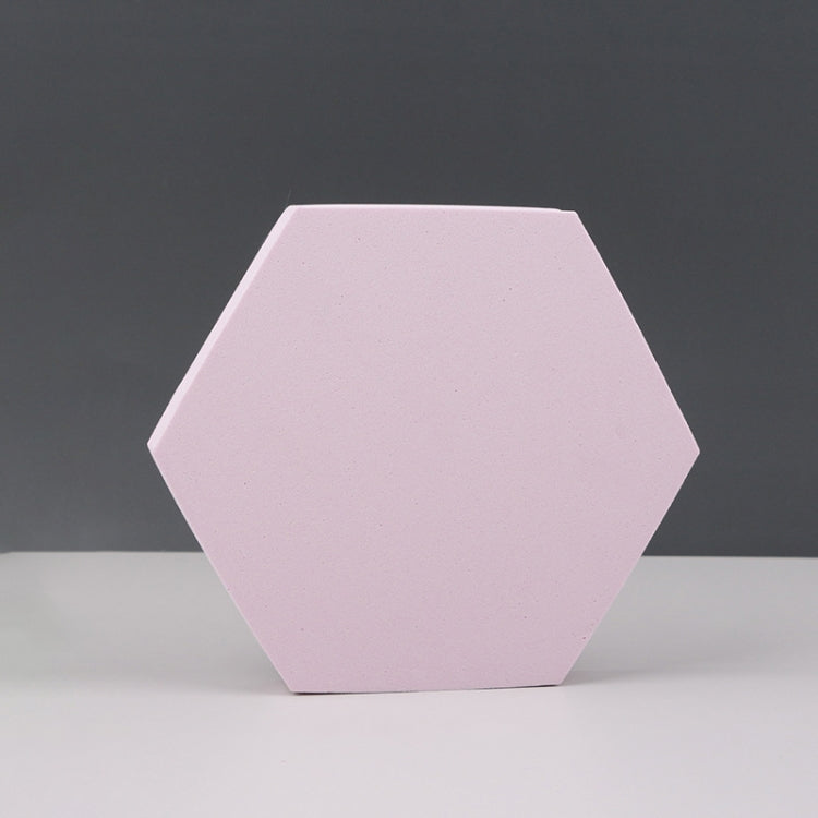 18 x 2cm Hexagon Geometric Cube Solid Color Photography Photo Background Table Shooting Foam Props