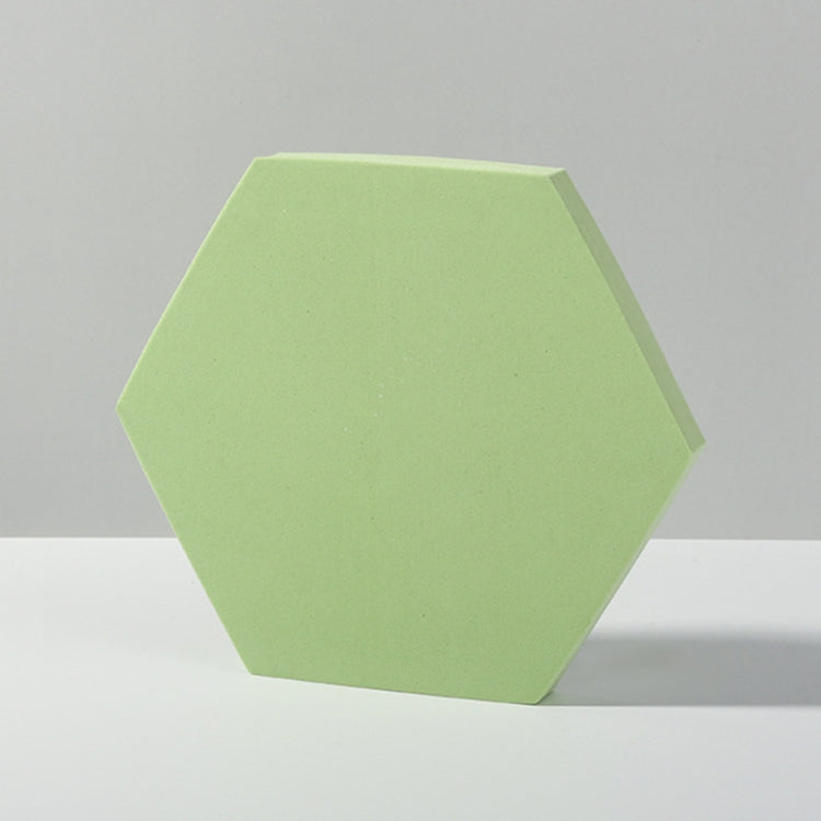 18 x 2cm Hexagon Geometric Cube Solid Color Photography Photo Background Table Shooting Foam Props