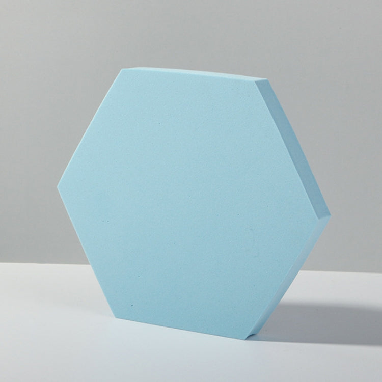 18 x 2cm Hexagon Geometric Cube Solid Color Photography Photo Background Table Shooting Foam Props