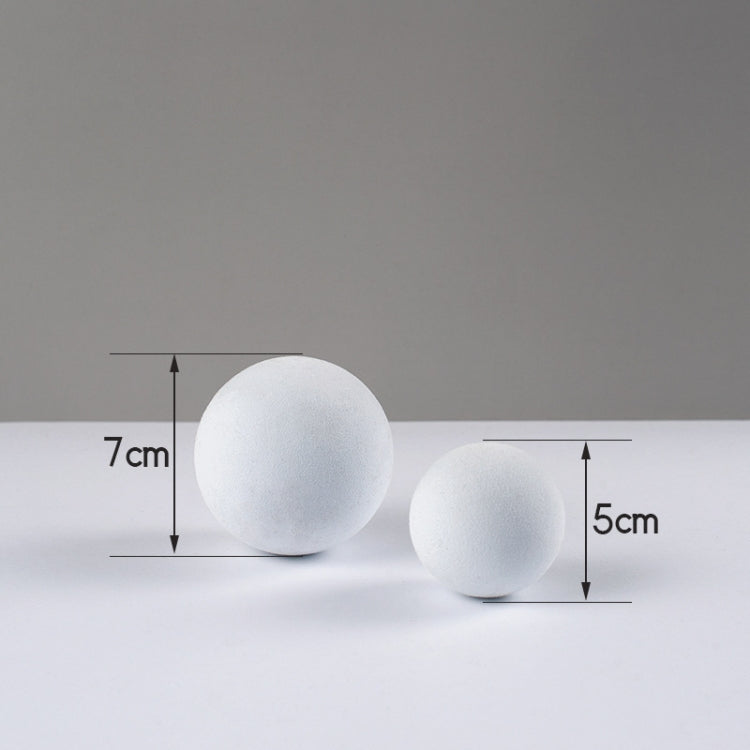 7cm Round Ball + 5cm Round Ball Geometric Cube Solid Color Photography Photo Background Table Shooting Foam Props