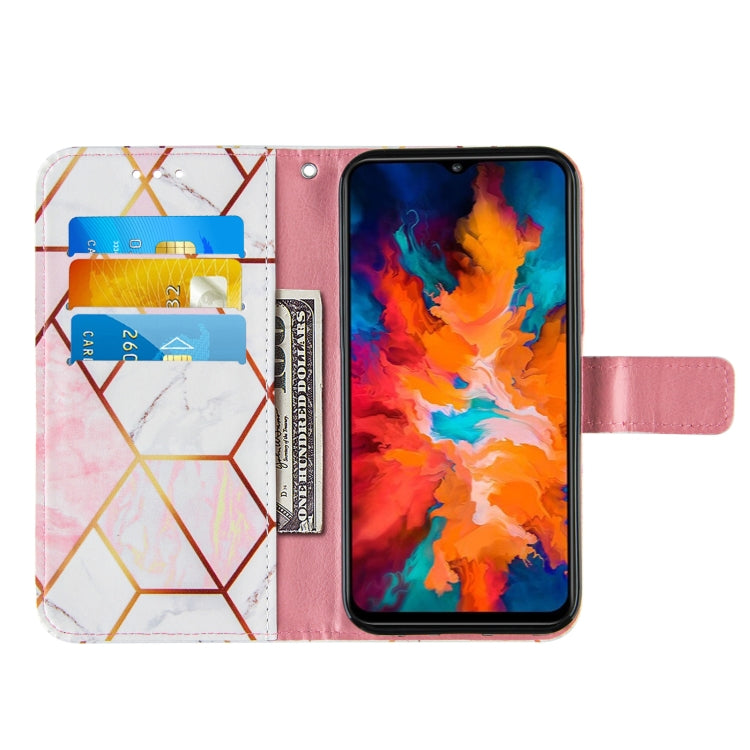 For Motorola Moto G50 Marble Stitching Horizontal Flip PU Leather Case with Holder & Card Slots & Wallet & Lanyard