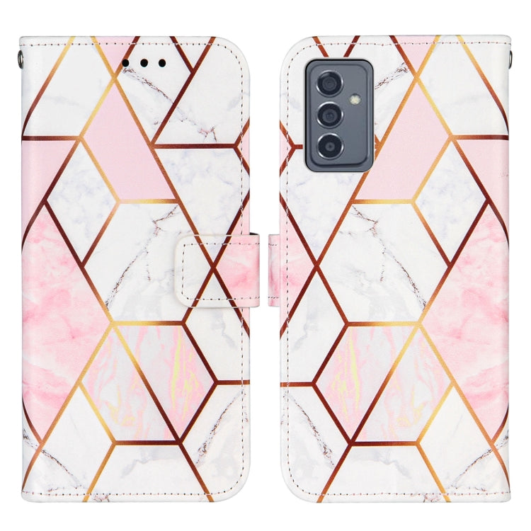 For Samsung Galaxy A82 5G Marble Stitching Horizontal Flip PU Leather Case with Holder & Card Slots & Wallet & Lanyard