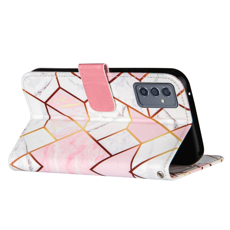 For Samsung Galaxy A82 5G Marble Stitching Horizontal Flip PU Leather Case with Holder & Card Slots & Wallet & Lanyard